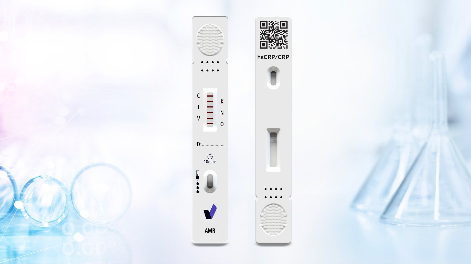 Figure 6: AMR multiline rapid test and hsCRP&CRP rapid test kit cassettes