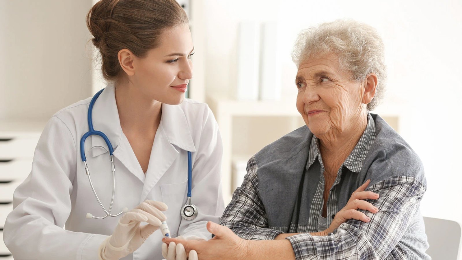 Figure 1. Point-of-Care Setting with Elderly Patient