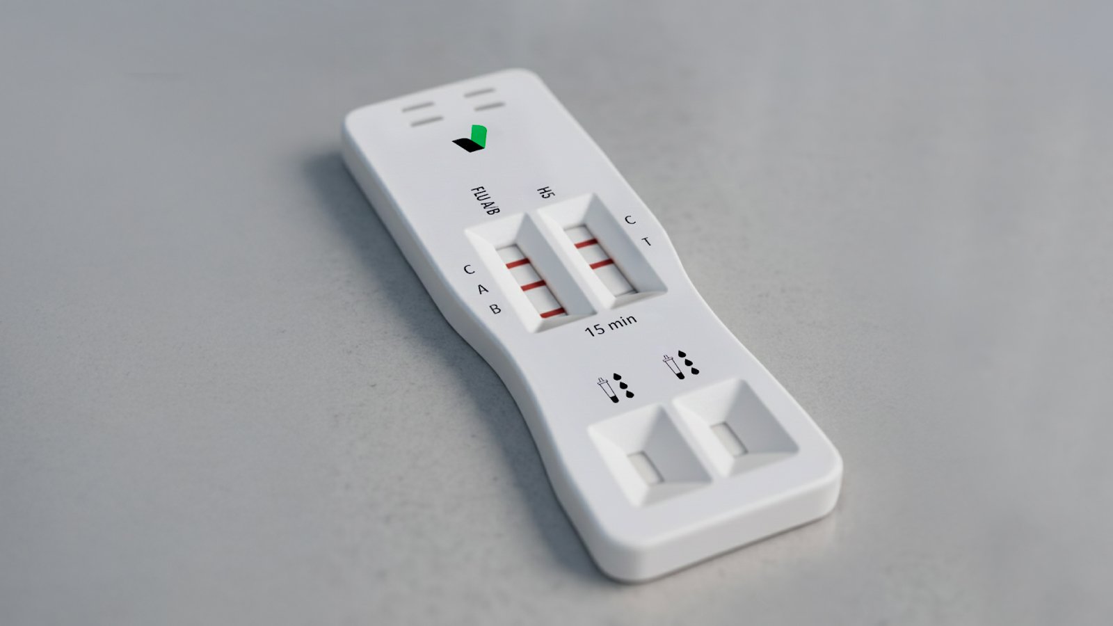 Figure 2: RapidFor Flu A/B & H5 test kit