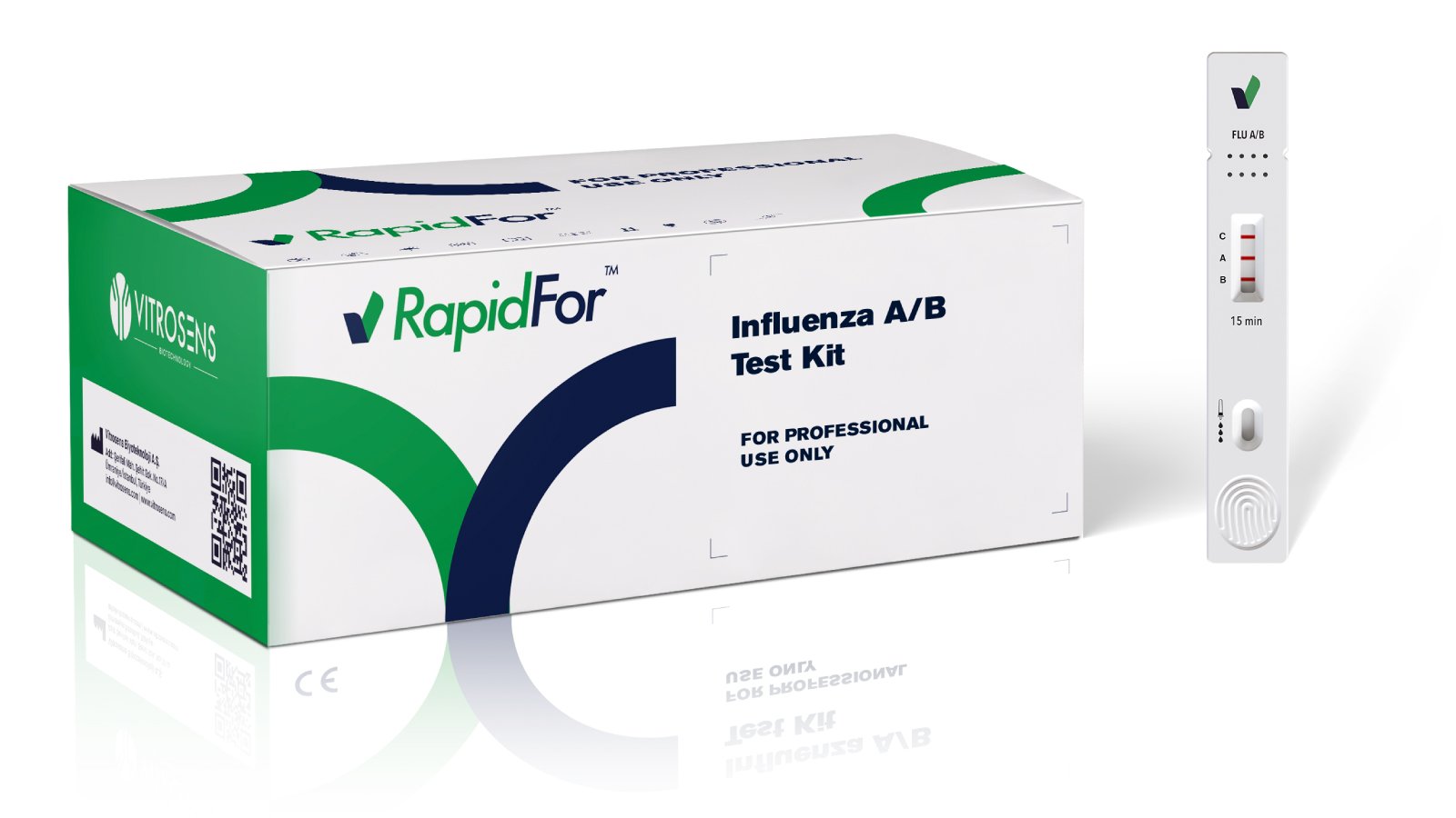 Understanding the "Super Flu" of Winter 2025-2026: What H3N2 Means for Diagnostics and Preparedness 3 Figure 3. Vitrosens RapidFor™ Influenza A/B rapid test kit