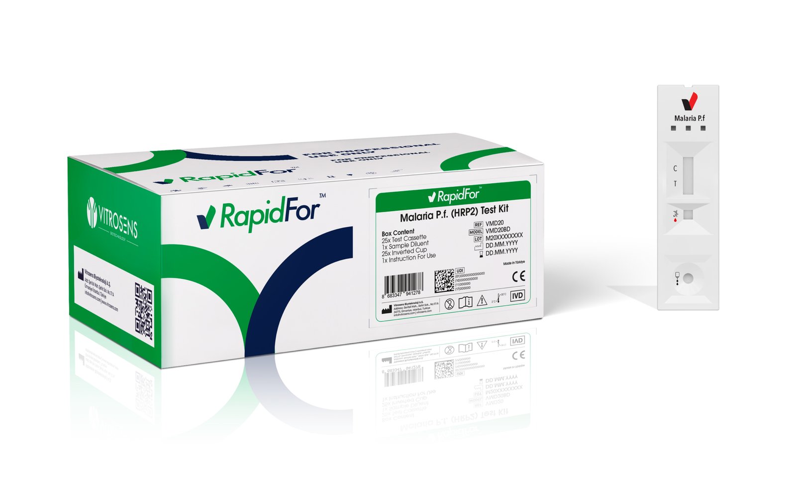 Figure 2: RapidFor™ Malaria P.f. (HRP2) Test Kit