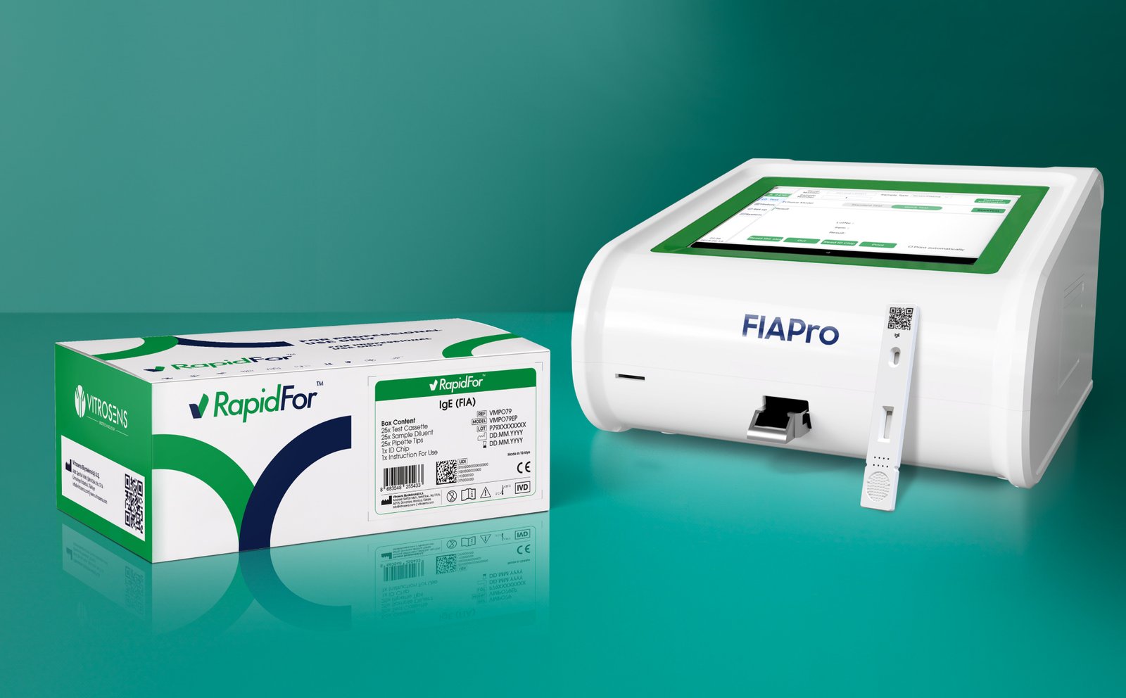 Figure 3. RapidFor™ IgE FIA test and FIAPRO Device