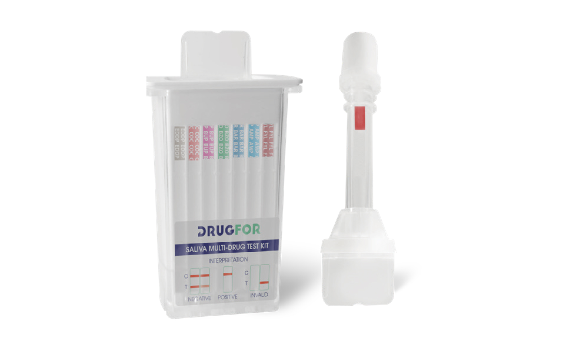 Figure 1: The DrugFor™ Saliva Multi-Drug Test Cup.