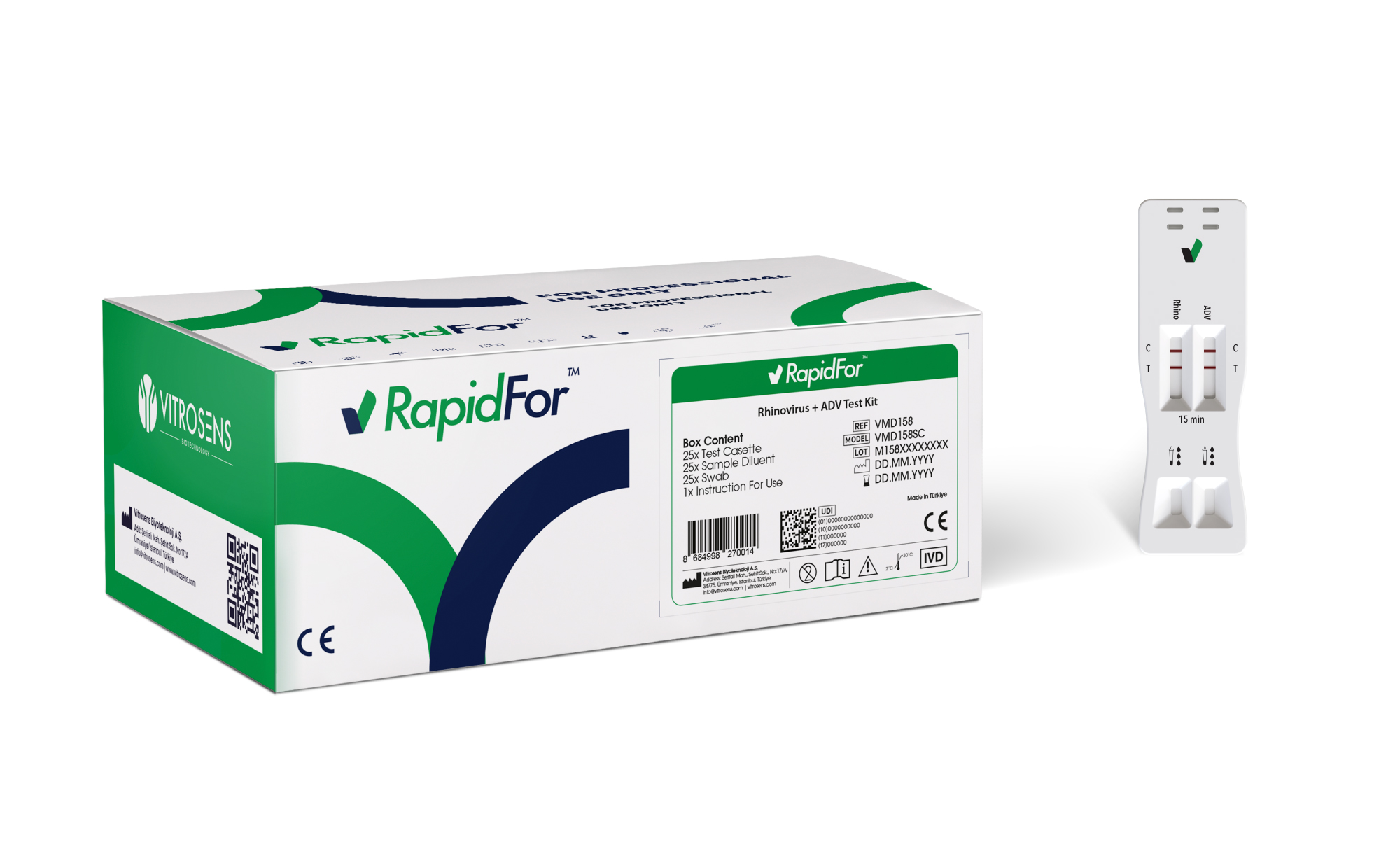 Figure 2: The RapidFor™ Rhinovirus + ADV Test Kit