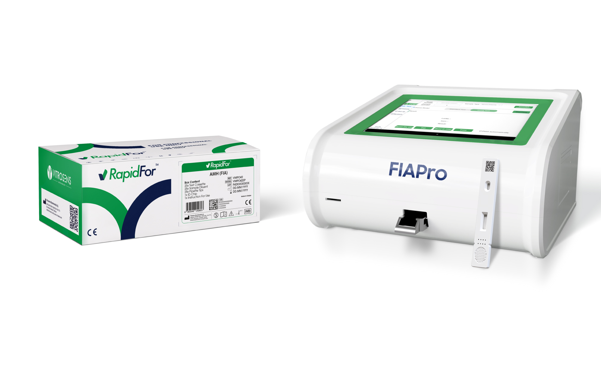 Discover AMH Testing: Ovarian Reserve, PCOS and Fertility 3 Figure 3: RapidFor™ AMH (FIA) and VMFIA1001 Immunofluorescence Analyzer.