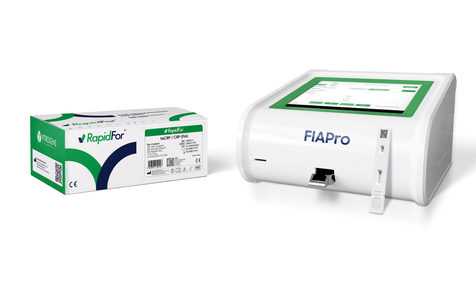 Reliable Inflammation Assessment During Sarcoma Awareness Month 3 Figure 3: RapidFor™ hsCRP/CRP (FIA) box content.
