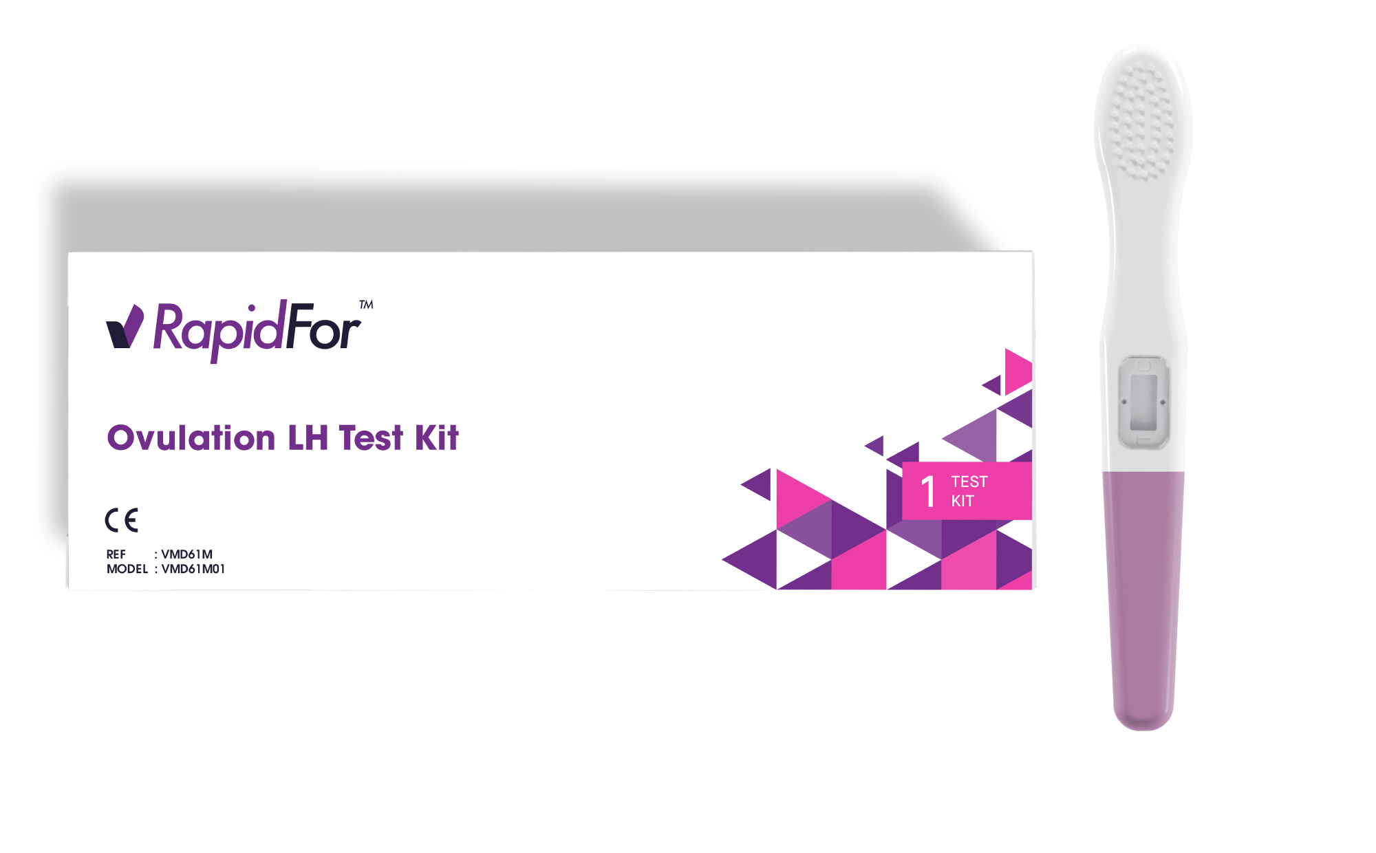 Figure 2: RapidFor™ Ovulation LH Test Kit in midstream format.