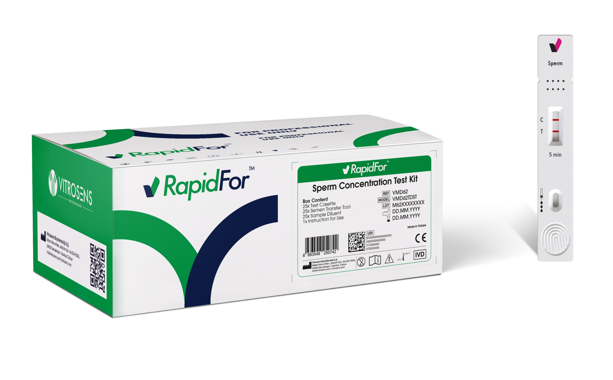 Sperm Concentration Testing and Its Role in Male Reproductive Health 3 Figure 3. RapidFor Sperm Concentration Test Kit.
