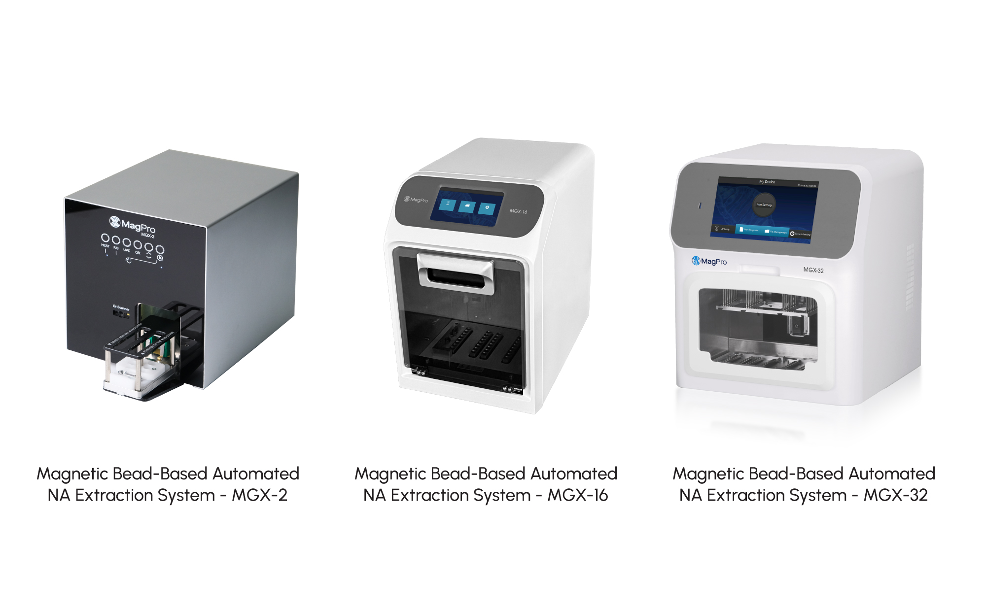 Figure 3: Vitrosens automated magnetic bead-based nucleic acid extraction systems.