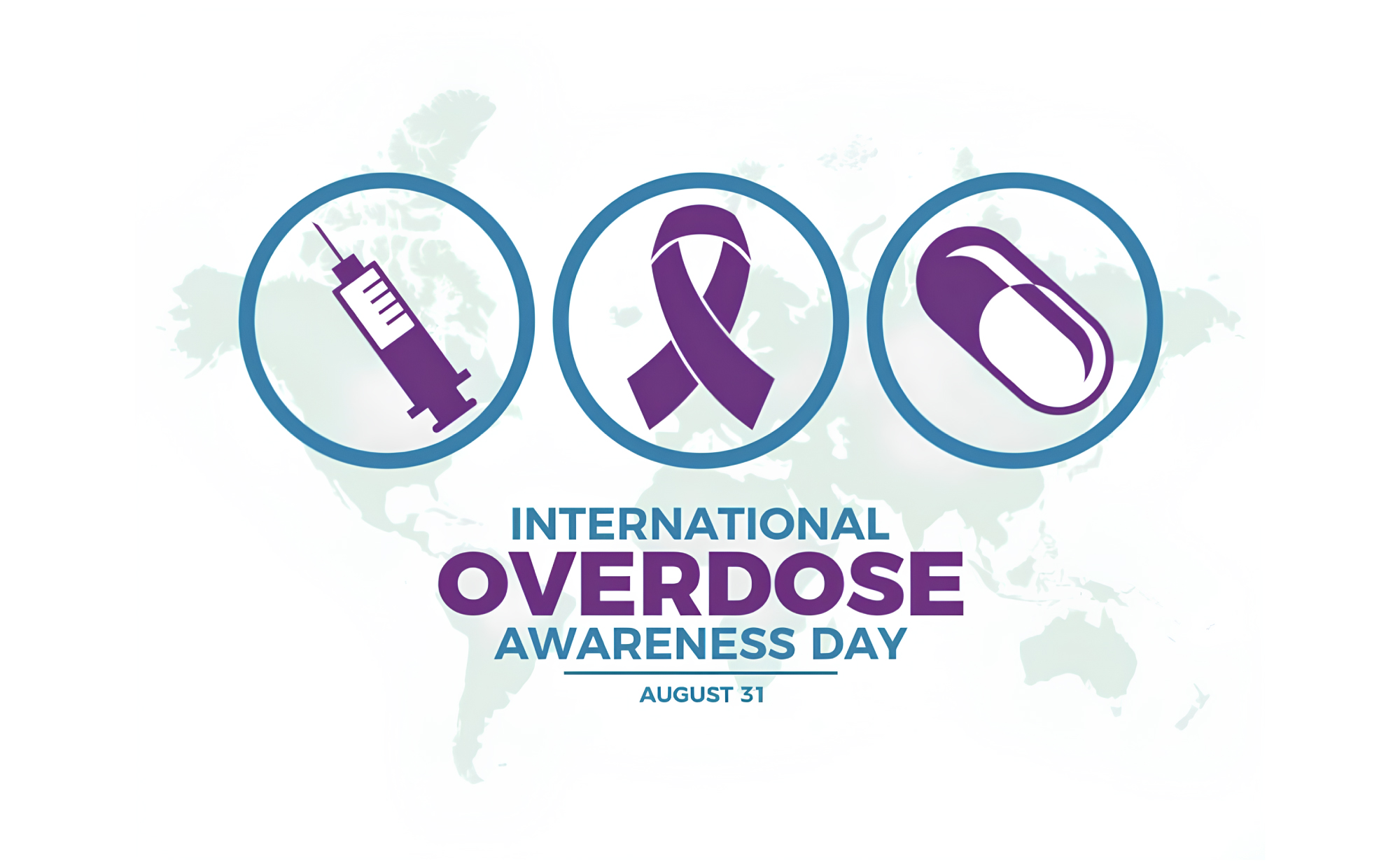 Figure 1. International Overdose Awareness Day to raise awareness of overdose and promote prevention and education.